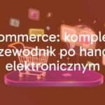Modern e-commerce platform with shopping cart, digital payments, and global shipping icons, bright and vibrant colors, futuristic and clean design.