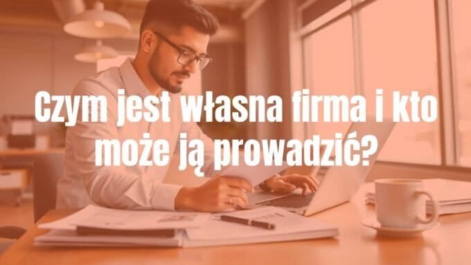A modern entrepreneur working on a laptop in a bright office, business documents and a cup of coffee nearby, professional and motivational atmosphere, realistic style.