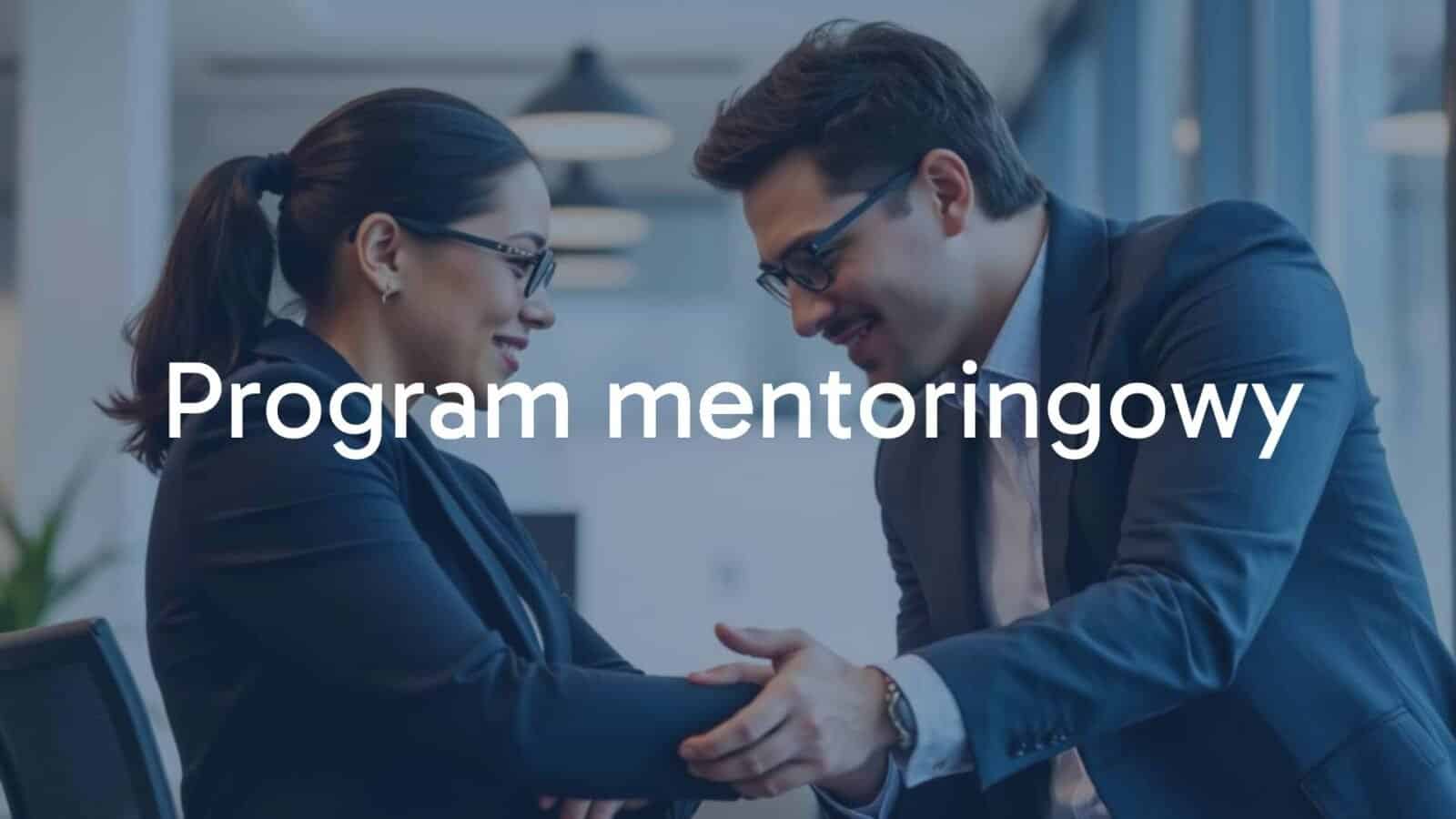 A mentor and mentee working together in a modern office, professional atmosphere, collaboration, trust, realistic style