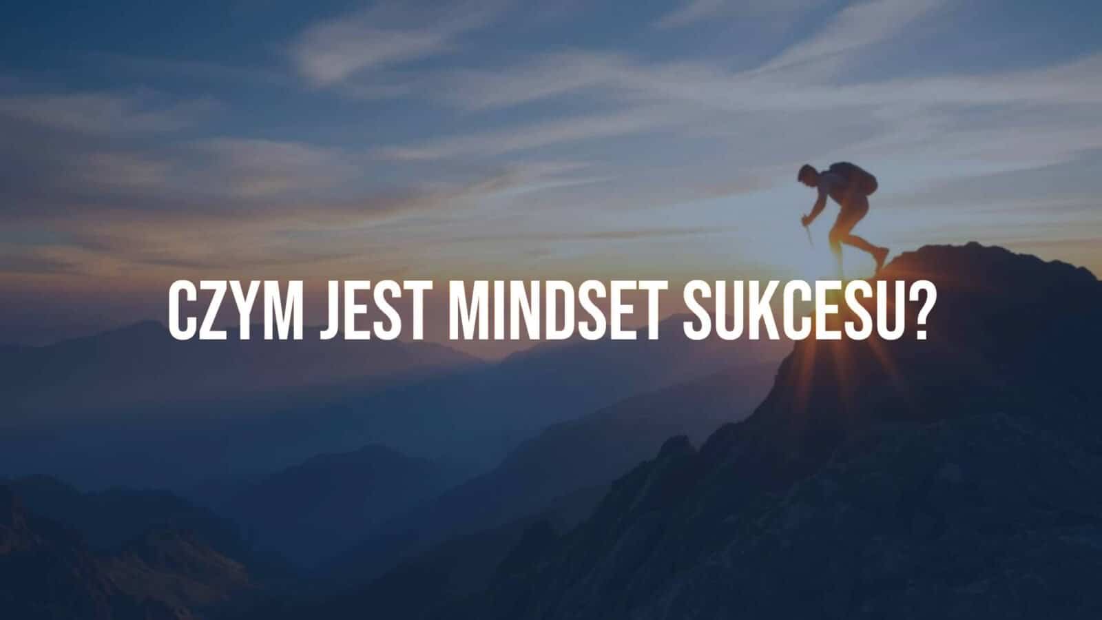 A person climbing a mountain at sunrise, symbolizing success mindset, determination, and personal growth, motivational and inspiring, realistic style.