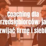 A confident entrepreneur shaking hands with a coach in a modern office, motivational atmosphere, professional and inspiring, realistic.