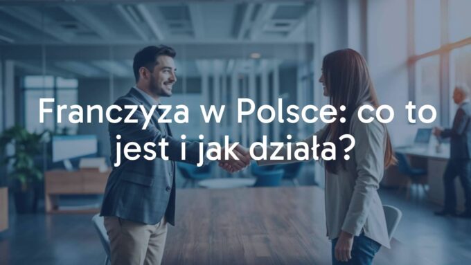 Business handshake between franchisor and franchisee, modern office setting, professional and collaborative atmosphere, realistic.