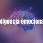 A glowing brain with colorful emotions radiating outward, modern and abstract style, soft gradient background.