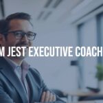 A professional executive coach in a modern office, discussing with a confident business leader, bright lighting, realistic, motivational atmosphere.