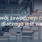 Professional development concept, a person climbing a staircase made of books and skills icons, modern office background, motivational vibe, realistic.